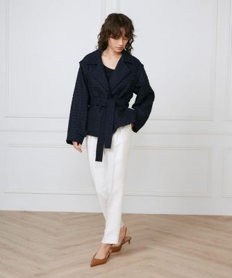《大きいサイズ》ショートコート《ｌａ　ｖｅｉｌｌｅ　ｂｙ　ＳＵＰＥＲＩＯＲ　ＣＬＯＳＥＴ》（７１５０１４４８０１）