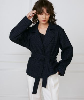 《大きいサイズ》ショートコート《ｌａ　ｖｅｉｌｌｅ　ｂｙ　ＳＵＰＥＲＩＯＲ　ＣＬＯＳＥＴ》（７１５０１４４８０１）
