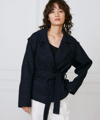 《大きいサイズ》ショートコート《ｌａ　ｖｅｉｌｌｅ　ｂｙ　ＳＵＰＥＲＩＯＲ　ＣＬＯＳＥＴ》（７１５０１４４８０１）