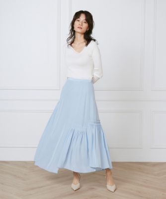 アシメトリースカート《ｌａ　ｖｅｉｌｌｅ　ｂｙ　ＳＵＰＥＲＩＯＲ　ＣＬＯＳＥＴ》（７１５０１５２９０２）