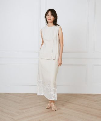 裾レーススカート《ｌａ　ｖｅｉｌｌｅ　ｂｙ　ＳＵＰＥＲＩＯＲ　ＣＬＯＳＥＴ》（７１５０１５２９０６）