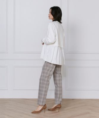 美脚テーパードパンツ（7150161018） | INED (Women