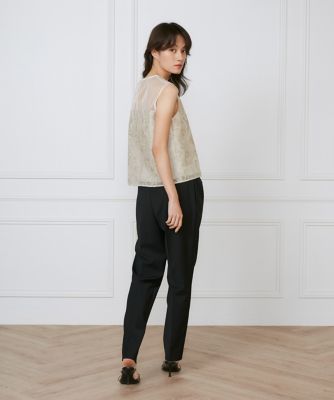 フロントタックパンツ《ｌａ　ｖｅｉｌｌｅ　ｂｙ　ＳＵＰＥＲＩＯＲ　ＣＬＯＳＥＴ》（７１５０１６１９０１）