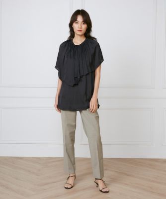 フロントタックパンツ《ｌａ　ｖｅｉｌｌｅ　ｂｙ　ＳＵＰＥＲＩＯＲ　ＣＬＯＳＥＴ》（７１５０１６１９０１）