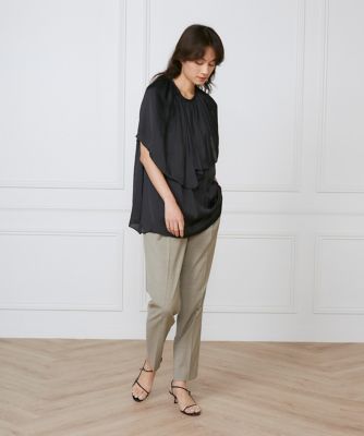 フロントタックパンツ《ｌａ　ｖｅｉｌｌｅ　ｂｙ　ＳＵＰＥＲＩＯＲ　ＣＬＯＳＥＴ》（７１５０１６１９０１）