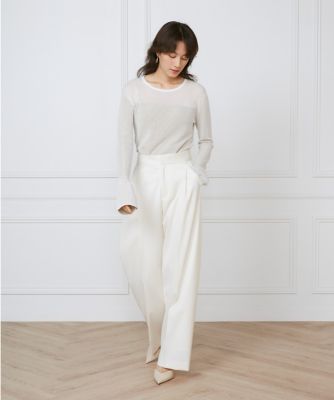 タックワイドパンツ《ｌａ　ｖｅｉｌｌｅ　ｂｙ　ＳＵＰＥＲＩＯＲ　ＣＬＯＳＥＴ》（７１５０１６１９０３）
