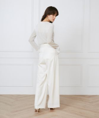 タックワイドパンツ《ｌａ　ｖｅｉｌｌｅ　ｂｙ　ＳＵＰＥＲＩＯＲ　ＣＬＯＳＥＴ》（７１５０１６１９０３）