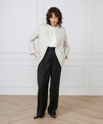 タックワイドパンツ《ｌａ　ｖｅｉｌｌｅ　ｂｙ　ＳＵＰＥＲＩＯＲ　ＣＬＯＳＥＴ》（７１５０１６１９０３）