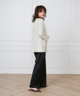 タックワイドパンツ《ｌａ　ｖｅｉｌｌｅ　ｂｙ　ＳＵＰＥＲＩＯＲ　ＣＬＯＳＥＴ》（７１５０１６１９０３）