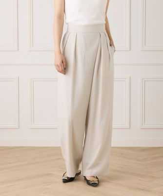 la veille by SUPERIOR CLOSET (Women)/ラヴェイユ バイ スーペリアクローゼット ラップパンツ《ｌａ　ｖｅｉｌｌｅ　ｂｙ　ＳＵＰＥＲＩＯＲ　ＣＬＯＳＥＴ》（７１５０１６１９５０）