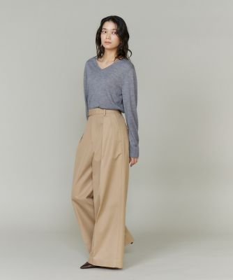 ザシークレットクローゼット　カシミヤシルクニット CONTESSA》シルクカシミヤVネックニット
