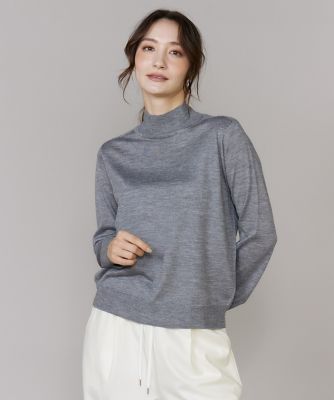 レディース 極上の繊維✨レオナール シルクカシミヤ ハイネック