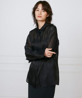 オーガンジーシャツ《ｌａ　ｖｅｉｌｌｅ　ｂｙ　ＳＵＰＥＲＩＯＲ　ＣＬＯＳＥＴ》（７１５０１８２９０４）