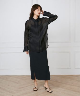 オーガンジーシャツ《ｌａ　ｖｅｉｌｌｅ　ｂｙ　ＳＵＰＥＲＩＯＲ　ＣＬＯＳＥＴ》（７１５０１８２９０４）