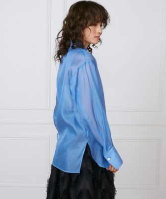 オーガンジーシャツ《ｌａ　ｖｅｉｌｌｅ　ｂｙ　ＳＵＰＥＲＩＯＲ　ＣＬＯＳＥＴ》（７１５０１８２９０４）