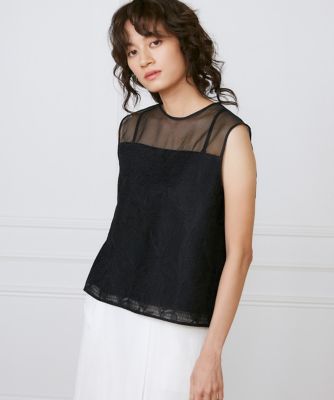 オーガンジーブラウス《ｌａ　ｖｅｉｌｌｅ　ｂｙ　ＳＵＰＥＲＩＯＲ　ＣＬＯＳＥＴ》（７１５０１８２９０６）