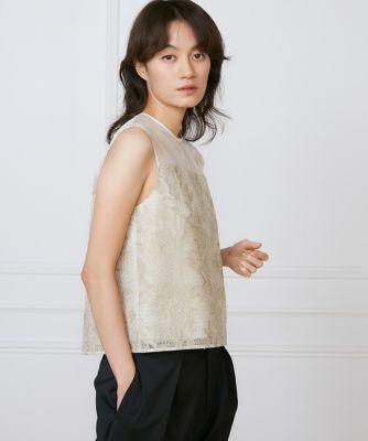 オーガンジーブラウス《ｌａ　ｖｅｉｌｌｅ　ｂｙ　ＳＵＰＥＲＩＯＲ　ＣＬＯＳＥＴ》（７１５０１８２９０６）