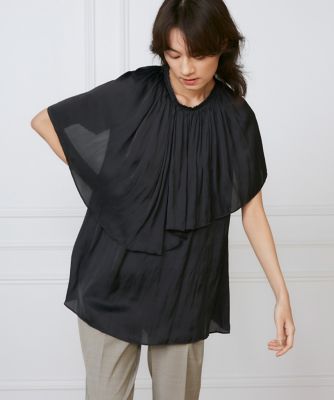 ケープカラーブラウス《ｌａ　ｖｅｉｌｌｅ　ｂｙ　ＳＵＰＥＲＩＯＲ　ＣＬＯＳＥＴ》（７１５０１８２９０７）