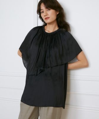 ケープカラーブラウス《ｌａ　ｖｅｉｌｌｅ　ｂｙ　ＳＵＰＥＲＩＯＲ　ＣＬＯＳＥＴ》（７１５０１８２９０７）