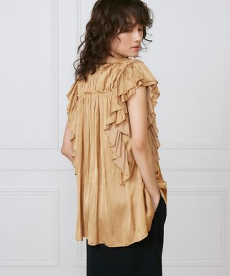 フラッタースリーブブラウス　《ｌａ　ｖｅｉｌｌｅ　ｂｙ　ＳＵＰＥＲＩＯＲ　ＣＬＯＳＥＴ》（７１５０１８２９０８）
