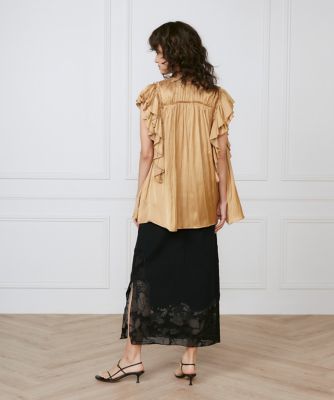 フラッタースリーブブラウス　《ｌａ　ｖｅｉｌｌｅ　ｂｙ　ＳＵＰＥＲＩＯＲ　ＣＬＯＳＥＴ》（７１５０１８２９０８）