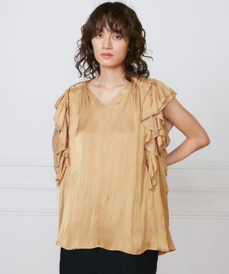 フラッタースリーブブラウス　《ｌａ　ｖｅｉｌｌｅ　ｂｙ　ＳＵＰＥＲＩＯＲ　ＣＬＯＳＥＴ》（７１５０１８２９０８）
