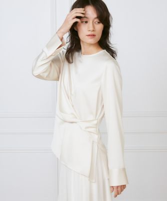 ウエストひねりブラウス《ｌａ　ｖｅｉｌｌｅ　ｂｙ　ＳＵＰＥＲＩＯＲ　ＣＬＯＳＥＴ》（７１５０１８２９２０）