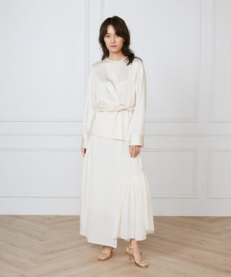 ウエストひねりブラウス《ｌａ　ｖｅｉｌｌｅ　ｂｙ　ＳＵＰＥＲＩＯＲ　ＣＬＯＳＥＴ》（７１５０１８２９２０）