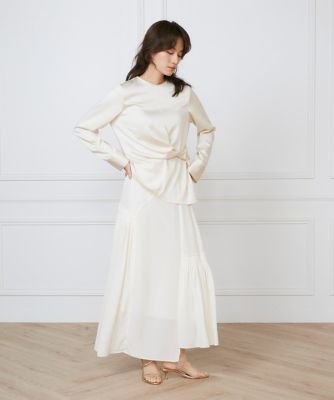ウエストひねりブラウス《ｌａ　ｖｅｉｌｌｅ　ｂｙ　ＳＵＰＥＲＩＯＲ　ＣＬＯＳＥＴ》（７１５０１８２９２０）