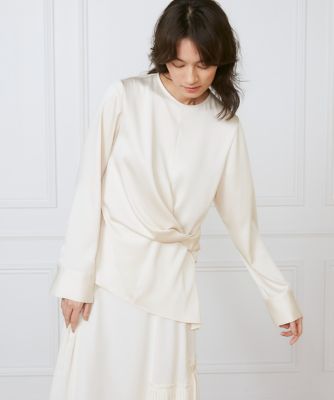 ウエストひねりブラウス《ｌａ　ｖｅｉｌｌｅ　ｂｙ　ＳＵＰＥＲＩＯＲ　ＣＬＯＳＥＴ》（７１５０１８２９２０）