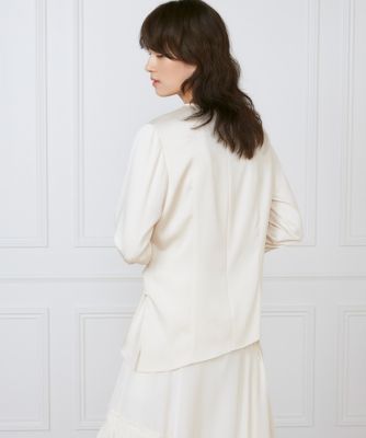 ウエストひねりブラウス《ｌａ　ｖｅｉｌｌｅ　ｂｙ　ＳＵＰＥＲＩＯＲ　ＣＬＯＳＥＴ》（７１５０１８２９２０）