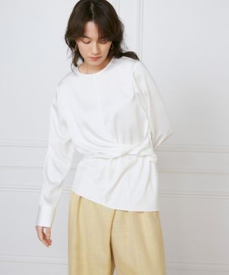 ウエストひねりブラウス《ｌａ　ｖｅｉｌｌｅ　ｂｙ　ＳＵＰＥＲＩＯＲ　ＣＬＯＳＥＴ》（７１５０１８２９２０）
