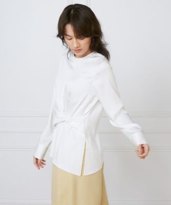 ウエストひねりブラウス《ｌａ　ｖｅｉｌｌｅ　ｂｙ　ＳＵＰＥＲＩＯＲ　ＣＬＯＳＥＴ》（７１５０１８２９２０）