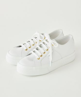 ＜SUPERIOR CLOSET (Women)＞《ＳＵＰＥＲＩＯＲ　ＣＬＯＳＥＴ》ＰＥＬＬＩＣＯ×ＳＵＰＥＲＧＡ２７５０　撥水　スニーカー《ＰＥＬＬＩＣＯ×ＳＵＰＥＲＧＡ》（７１５０２０４