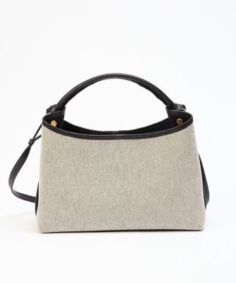 《ＳＵＰＥＲＩＯＲ　ＣＬＯＳＥＴ》ｂａｒ－ｋｎｏｔ　ｃａｎｖａｓ　ｍｉｎｉ　バッグ《ＦＥＥＬ　ＡＮＤ　ＴＡＳＴＥ》（７１５０２０６３３７）