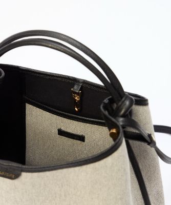 《ＳＵＰＥＲＩＯＲ　ＣＬＯＳＥＴ》ｂａｒ－ｋｎｏｔ　ｃａｎｖａｓ　ｍｉｎｉ　バッグ《ＦＥＥＬ　ＡＮＤ　ＴＡＳＴＥ》（７１５０２０６３３７）