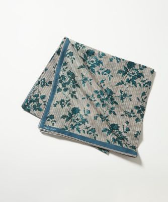 《ＦＡＶＯＲＩＴＥ》Ｌａｒｇｅ　Ｌｉｇｈｔ　Ｂｌｕｅ　Ｓｔｒｉｐｅ　スカーフ《Ｔａｐｉｓ　Ｎｏｉｒ》（７１５０２８４３１３）