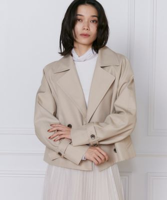 ＜INED (Women)＞ショートトレンチコート（７１５１１１５００２）