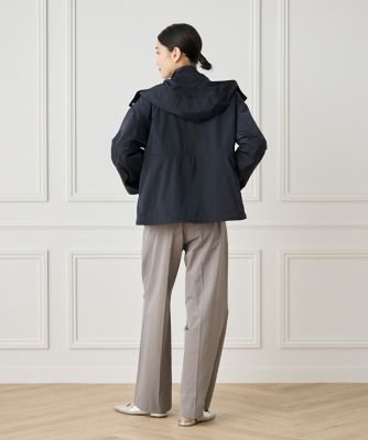 ⭐️INEDイネド⭐️2wayモッズコート ライナー付 カーキ 取り外し可能 イネド ラビットファー モッズコート ライナー付き 2way カーキ