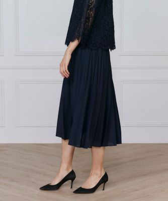 シフォンプリーツスカート（７１５１１５２０１３）