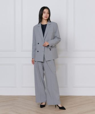 ＴＲストレッチツータックワイドパンツ（７１５１１６１０１４）