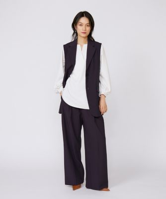 ＴＲストレッチツータックワイドパンツ（７１５１１６１０１４）