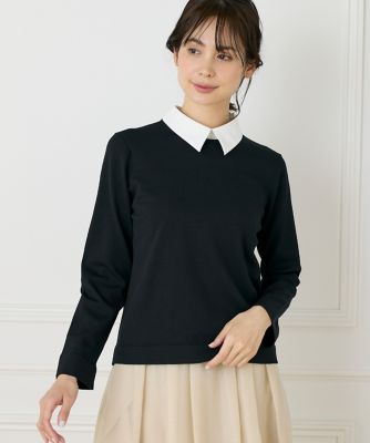 衿付きクルーネックプルオーバー（７１５１１７００２７）