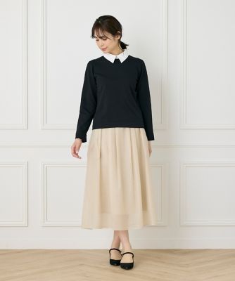 衿付きクルーネックプルオーバー（７１５１１７００２７）