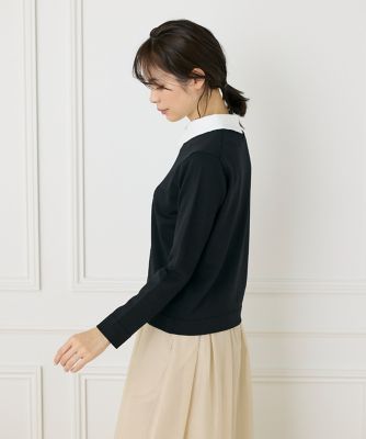 衿付きクルーネックプルオーバー（７１５１１７００２７）