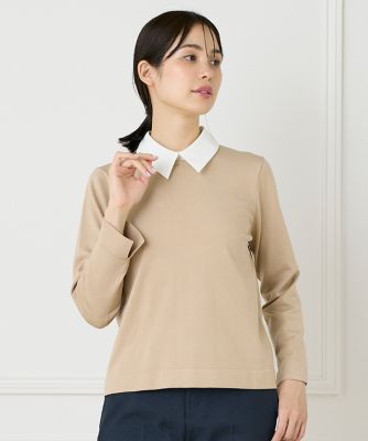 衿付きクルーネックプルオーバー（７１５１１７００２７）