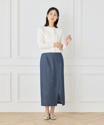 《大きいサイズ》ボーダー柄カーディガン（７１５１１７８８０９）