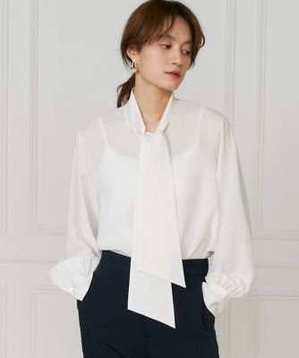 Droite lautreamont / ドロワットロートレアモン ショウセンモールインレーブラウス ショウセンモールインレーブラウス | Droite lautreamont (Women