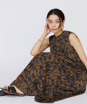 ＜INED (Women)＞ノースリーブプリントワンピース（７１５２１２１０１５）