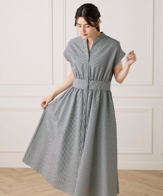 INED イネド フォーマルワンピース 結婚式などに 結婚式用ワンピース(4601872)9号・ダークグリーン｜フォーマル